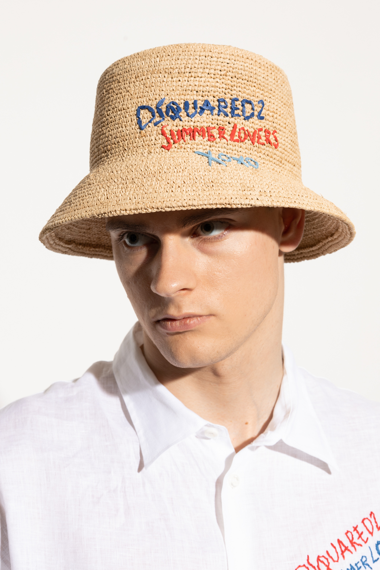 DSQUARED2 サマーラバーズハット Summer Lovers Bucket Hat